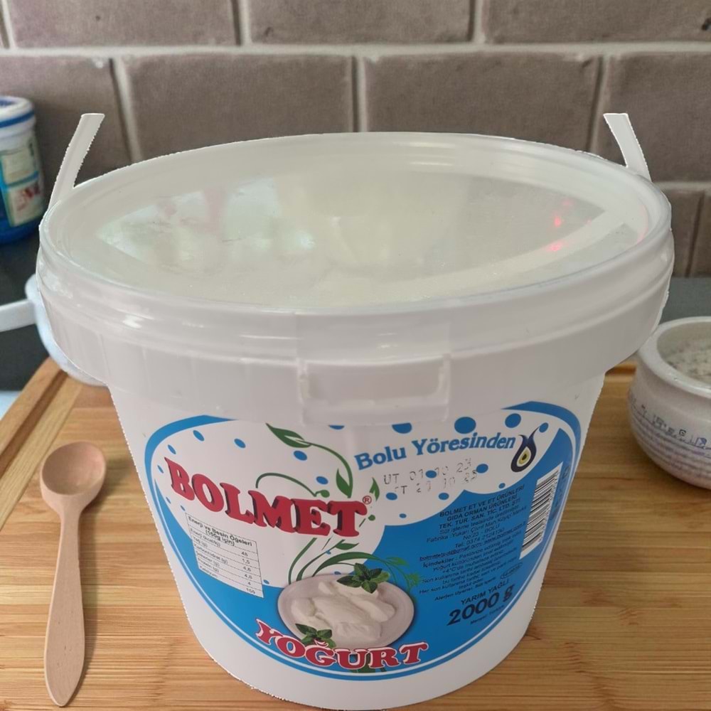 BOLMET 2 KG DOĞAL YOĞURT