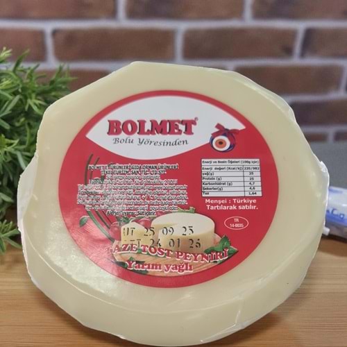 BOLMET TAZE TOST PEYNİRİ 500GR