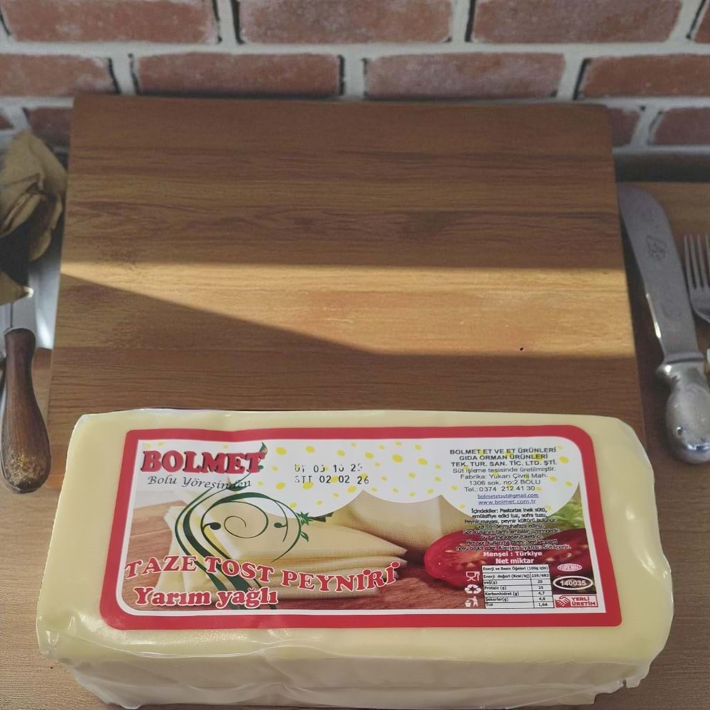 BOLMET TAZE TOST PEYNİRİ